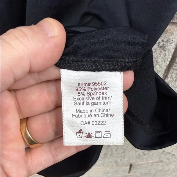 Tradition Black Studded Short Sleeve Top - Picture 4 of 5